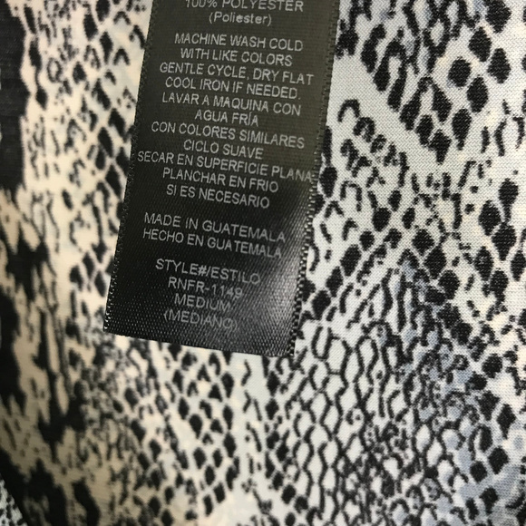 Epilogue Blue Gray Snakeskin Print Maxi Dress - Picture 8 of 8